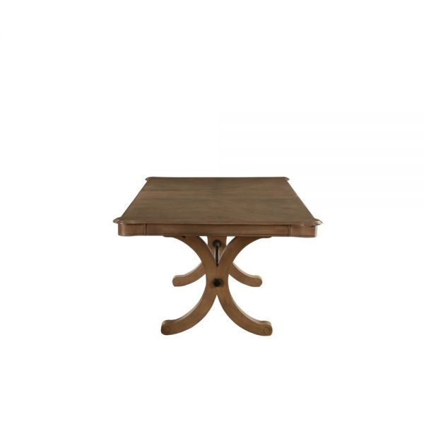 Acme Furniture - Harald 5 Piece Dining Table Set in Concrete Gray & Salvage Oak - 71765-5SET - GreatFurnitureDeal