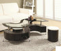 Coaster Furniture - Dark Brown Coffee Table and Stools - 720218