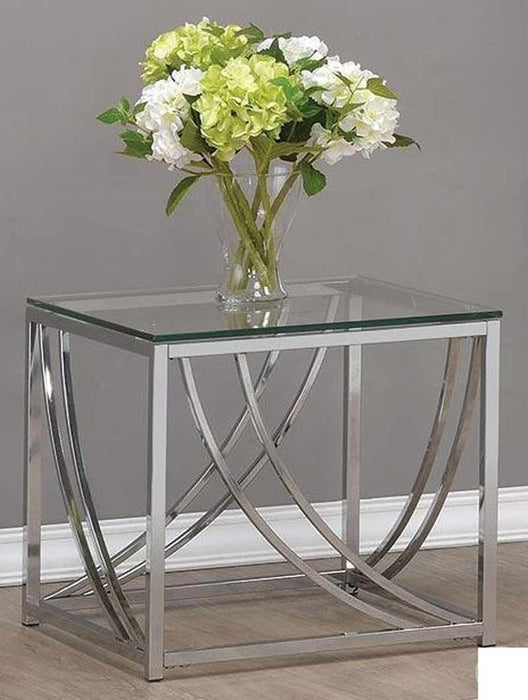 Coaster Furniture - Chrome 2 Piece Occasional Table Set - 720498-S2 - End Table