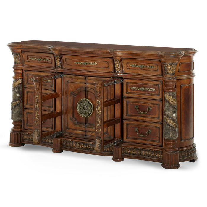 AICO Furniture - Villa Valencia Dresser in Chestnut - 72050-55