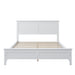 GFD Home - White Solid Wood 5 Pieces Full Bedroom Sets(bed+nightstand*2+chest+dresser）NEW - GreatFurnitureDeal