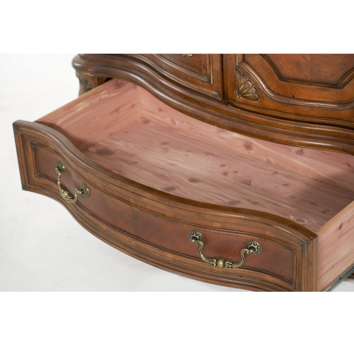 AICO Furniture - Villa Valencia Gentleman's Chest in Chestnut - 72070-55 - GreatFurnitureDeal