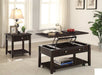 Coaster Furniture - Walnut Lift Top 2 Piece Occasional Table Set - 721038-S2 - GreatFurnitureDeal