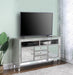 Coaster Furniture - TV Console with 3 Drawer in Metallic Platinum - 722272 - GreatFurnitureDeal