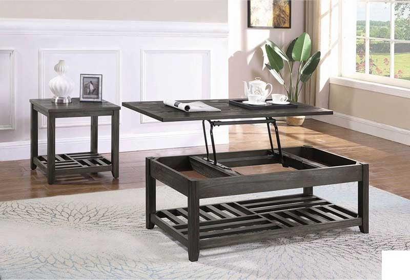 Coaster Furniture - Gray Coffee Table - 722288 - Room View