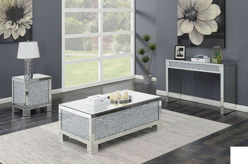 Coaster Furniture - Clear Mirror Sofa Table - 722499 - Set View