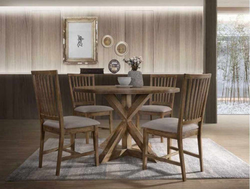 Acme Furniture - Wallace II Dining Table Set in Weathered Oak - 72310-5SET - GreatFurnitureDeal