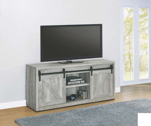 Coaster Furniture - Gray Driftwood 59" TV Console - 723262