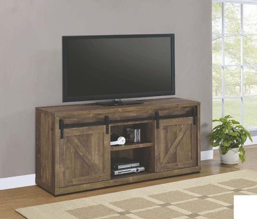 Coaster Furniture - Rustic Oak 59" TV Console - 723272 - GreatFurnitureDeal