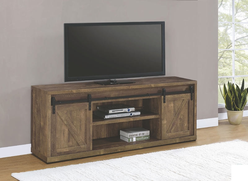 Coaster Furniture - Rustic Oak 71" TV Console - 723273 - GreatFurnitureDeal