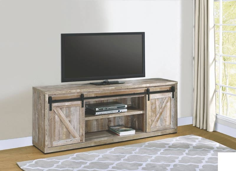 Coaster Furniture - Weathered Oak 71" TV Console - 723283