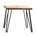 Coaster Furniture - Gano End Table With Hairpin Leg Natural And Matte Black - 723497 - GreatFurnitureDeal