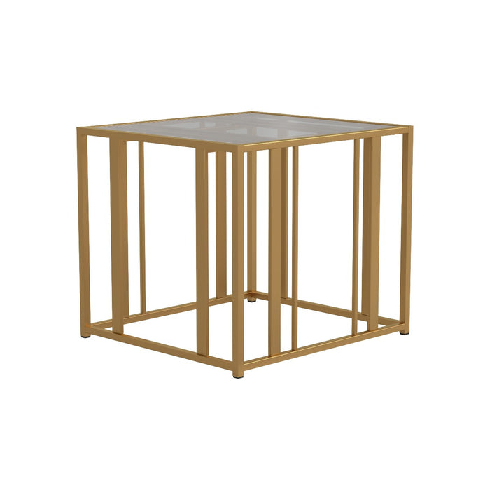 Coaster Furniture - Eastbrook Metal Frame End Table Matte Brass - 723607 - GreatFurnitureDeal