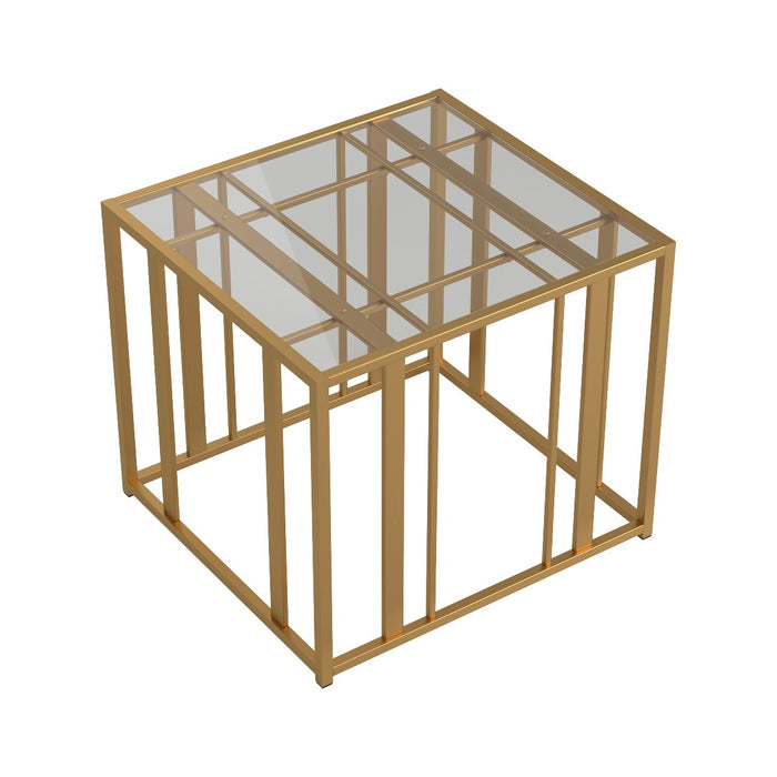 Coaster Furniture - Eastbrook Metal Frame End Table Matte Brass - 723607