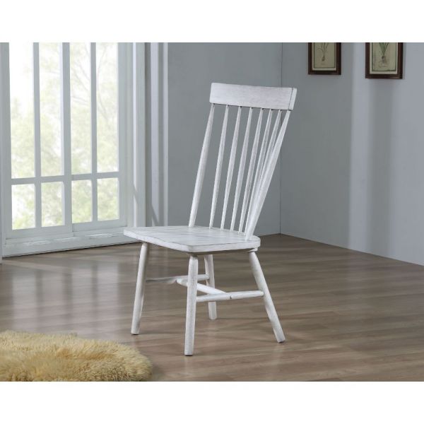 Acme Furniture - Adriel Antique White Side Chair (Set-2) - 72412