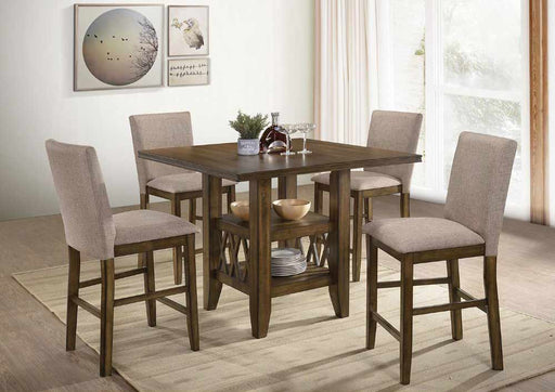Acme Furniture - Shirina 5 Piece Counter Height Table Set in Oak - 72645-47 - GreatFurnitureDeal