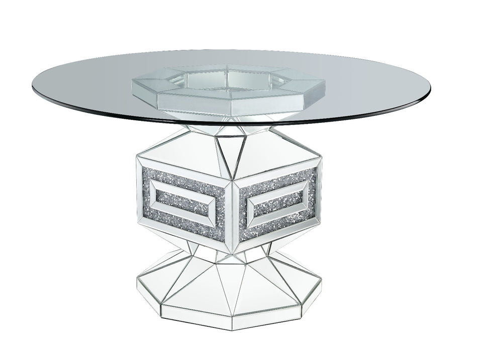Acme Furniture - Noralie Dining Table in Mirrored - 72955 - GreatFurnitureDeal