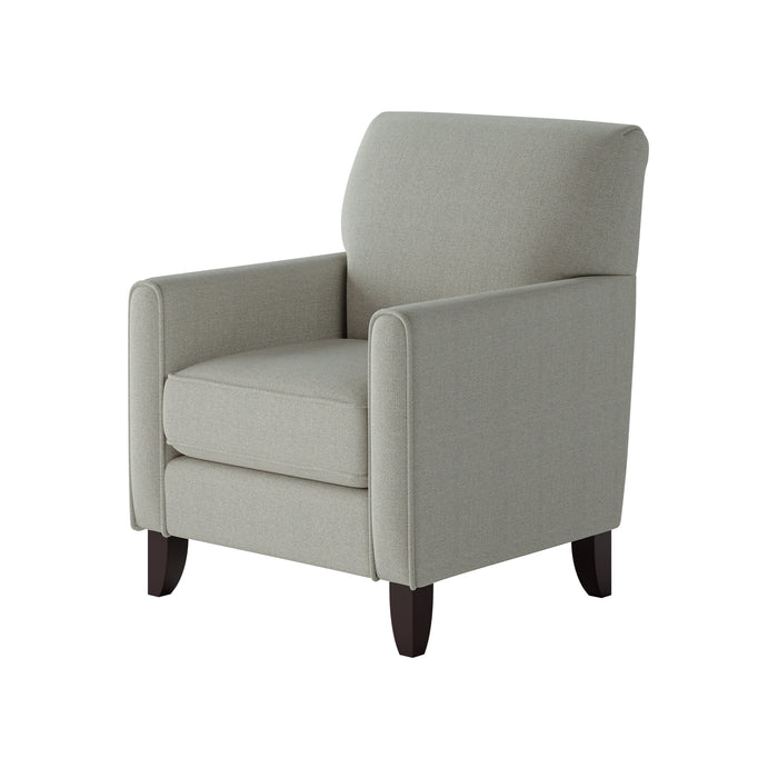 Southern Home Furnishings - Invitation Mist Accent Chair in Light Grey - 702-C Invitation Mist - GreatFurnitureDeal