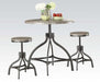 Acme Furniture - Fatima 3 Piece Bar Table Set - 73130-3SET - GreatFurnitureDeal