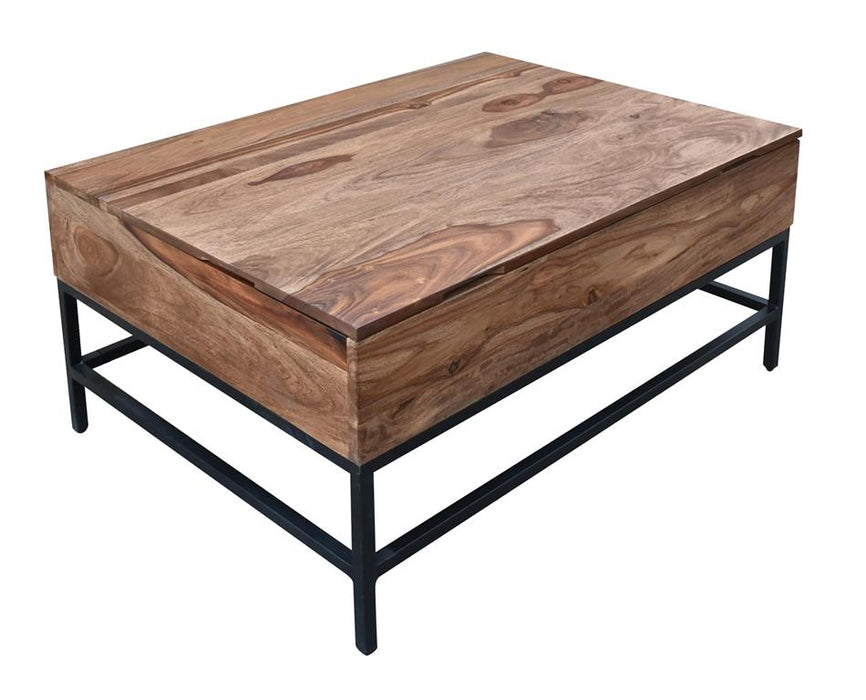 Coast To Coast - Brownstone Nut Brown lift Top Cocktail Table - 73306 - GreatFurnitureDeal