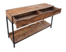 Coast To Coast - Brownstone Nut Brown 2Drawer Console Table - 73308 - GreatFurnitureDeal