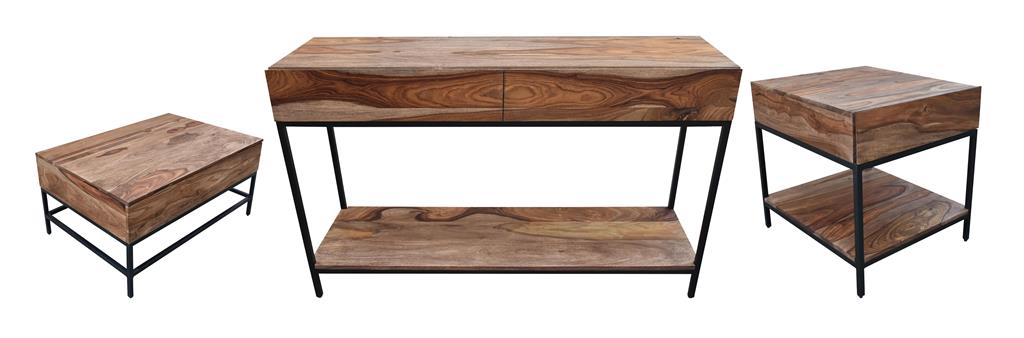 Coast To Coast - Brownstone Nut Brown 2Drawer Console Table - 73308 - GreatFurnitureDeal