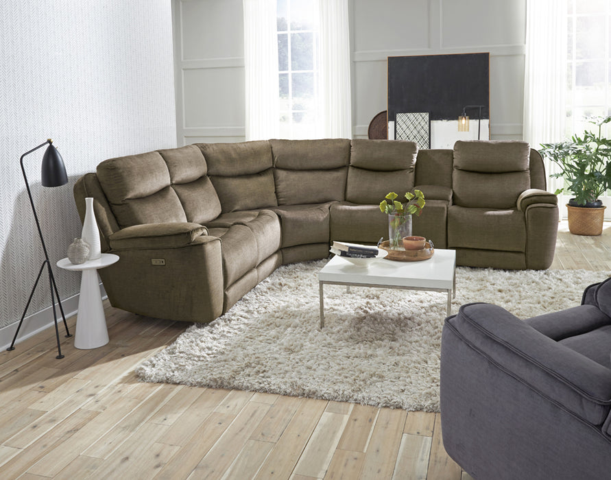 Southern Motion - Show Stopper 6 Piece Reclining Sectional Sofa - 736-07-92-84-80-47-08