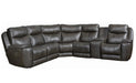 Southern Motion - Show Stopper 6 Piece Power Headrest Sectional Sofa in Charcoal - 736-05P-90P-84-80-47-06P - GreatFurnitureDeal