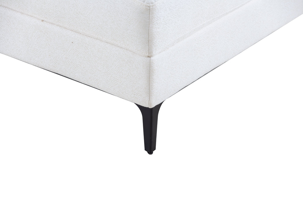 GFD Home - Sectional Sofa Couch,144'' Wide Reversible L-Shaped Sofa Couch Set  with Ottoman for Living Room Apartment Home Hotel - GreatFurnitureDeal