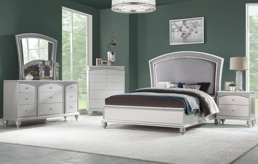 Acme Furniture - Maverick 6 Piece California King Bedroom Set in Platinum - 21794CK-6SET - GreatFurnitureDeal