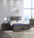 Acme Furniture - Sawyer 3 Piece Eastern King w-Storage (LED) Bedroom Set in Metallic Gray - 27967EK-3SET - GreatFurnitureDeal