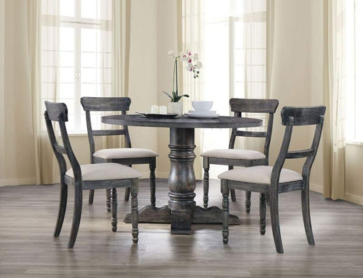 Acme Furniture - Leventis Weathered Gray Dining Table - 74640 - GreatFurnitureDeal