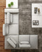 VIG Furniture - Accenti Italia Enjoy Italian Modern Light Grey Leather Sectional Sofa - VGDDENJOY-LTGRY - GreatFurnitureDeal