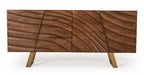 VIG Furniture - Modrest Finley Modern Walnut & Gold Buffet - VGCSSB-16050-GLD - GreatFurnitureDeal