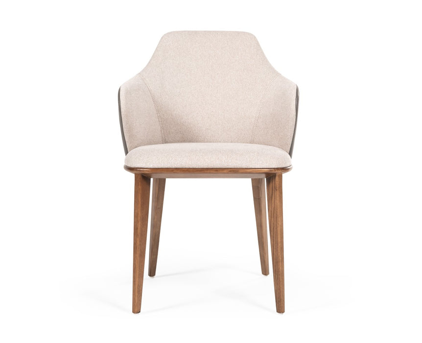 VIG Furniture - Modrest Megan Modern Beige & Grey Dining Chair - VGCSCH17117-1