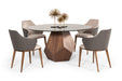 Vig Furniture - Modrest Rackham Modern Walnut Round Dining Table - VGBBMI1501 - GreatFurnitureDeal