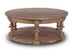 Bramble - Ecclection Round Clapham Coffee Table in Driftwood - BR-75848DRW - GreatFurnitureDeal