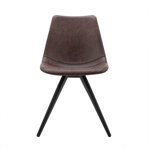 VIG Furniture - Modrest Condor - Modern Brown Dining Chair (Set of 2) - VGEWF3218BA - GreatFurnitureDeal