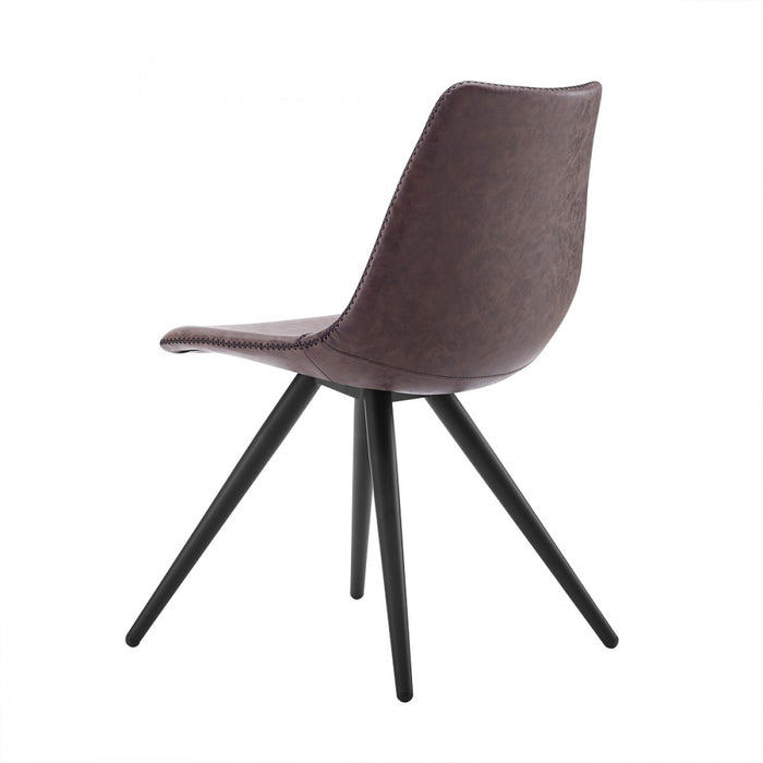 VIG Furniture - Modrest Condor - Modern Brown Dining Chair (Set of 2) - VGEWF3218BA - GreatFurnitureDeal