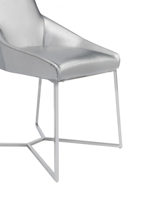 VIG Furniture - Modrest Sarah Modern Pearl Grey Leatherette Dining Chair (Set of 2) - VGZAY917-PRL