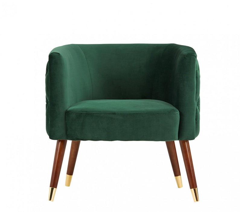 VIG Furniture - Modrest Bethel Modern Green Velvet Accent Chair - VGRH-RHS-AC-502-B-GRN
