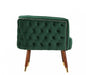 VIG Furniture - Modrest Bethel Modern Green Velvet Accent Chair - VGRH-RHS-AC-502-B-GRN - GreatFurnitureDeal