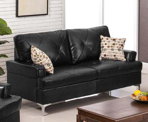 Myco Furniture - Walker Sofa in Black - 7605-BK-S - GreatFurnitureDeal