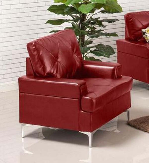 Myco Furniture - Walker Chair in Red  7605-RD-C - GreatFurnitureDeal