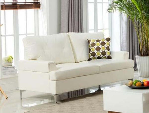 Myco Furniture - Walker Sofa in White - 7605-WH-S - GreatFurnitureDeal