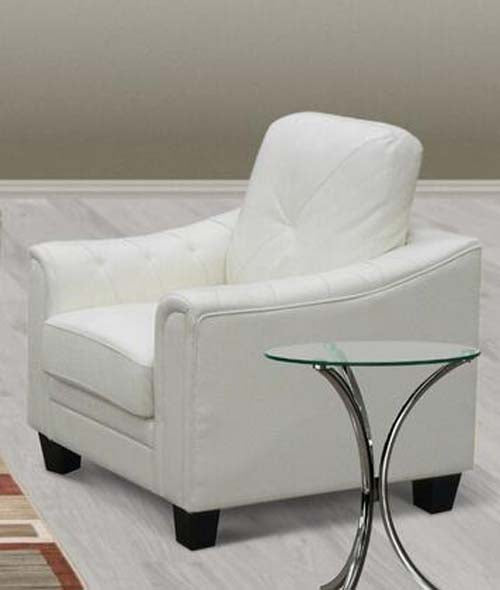 Myco Furniture - Walden Chair in White - 7606-WH-C - GreatFurnitureDeal
