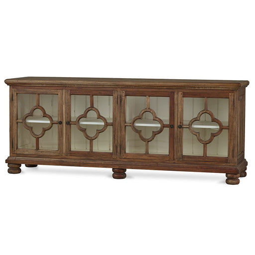 Bramble - Dalston Long SideBoard with Glass - BR-76099AFD-WHD