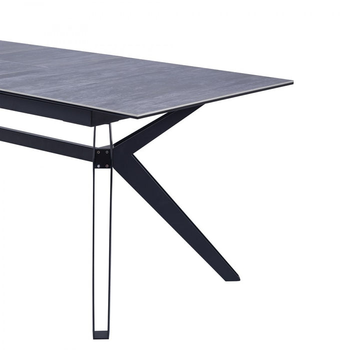 VIG Furniture - Modrest Dennis - Modern Grey Ceramic Extendable Dining Table - VGNSGD8756