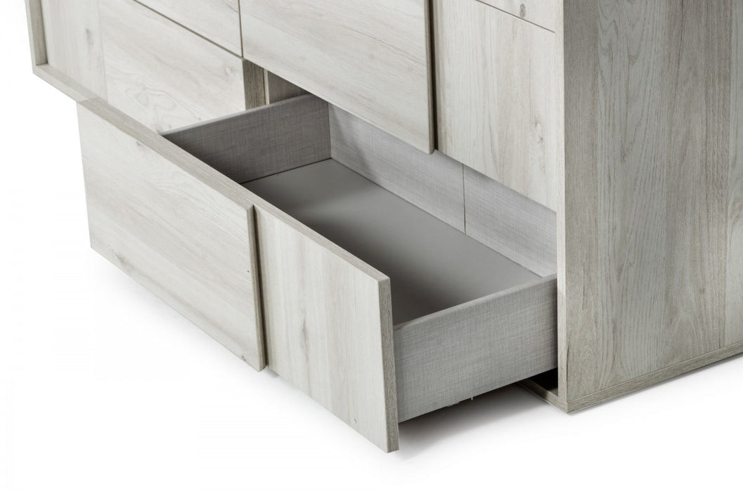VIG Furniture - Nova Domus Asus - Italian Modern White Washed Oak Dresser - VGACASUS-DRS-ASH