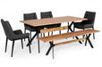VIG Furniture - Modrest Nevada - Modern Drift Oak Bench - VGED-NE-116021 - GreatFurnitureDeal